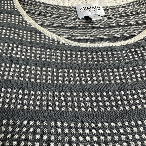 Armani lightweight knit sleeveless stripe top - Picture 9 of 9